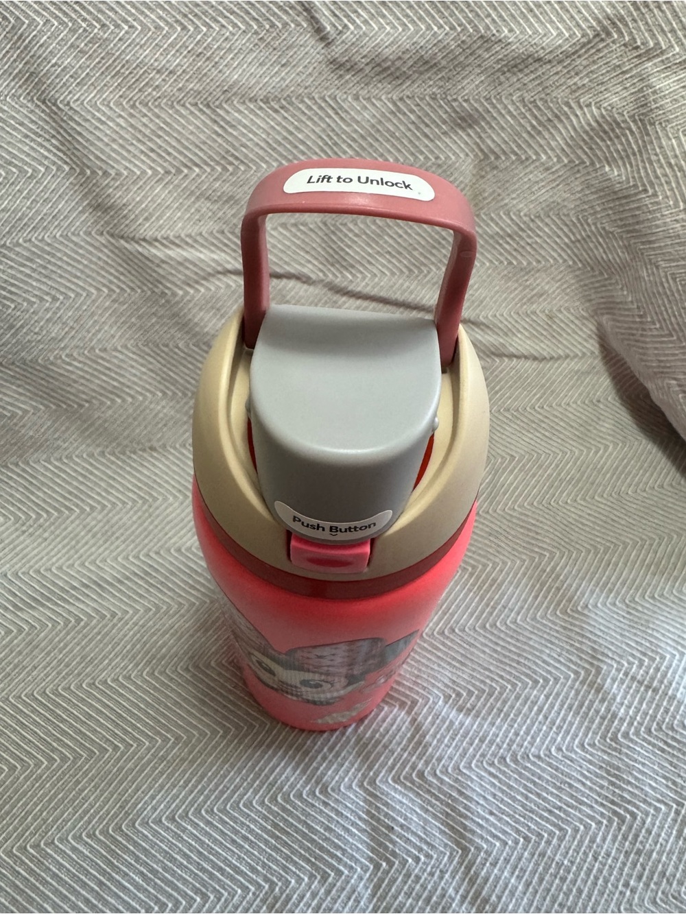 Owala Kids Pink Minnie Mouse Stainless Steel Water Bottle - Picture 7 of 8